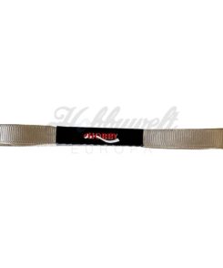 Satinband geriffelt Beige 1 cm