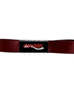 Satinband geriffelt Weinrot 2 cm