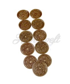 Siegel Stempel Mandala Gold 10 stk