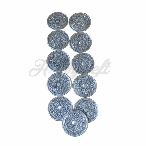 Siegel Stempel Mandala Silber 10 stk