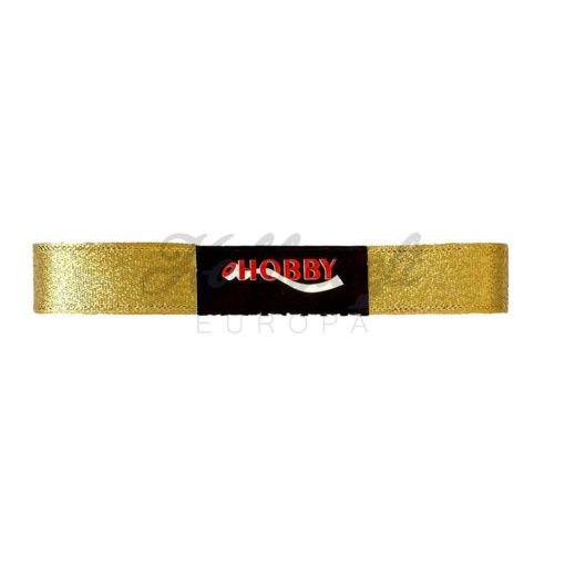 Satinband Gold  Geriffelt 2 cm