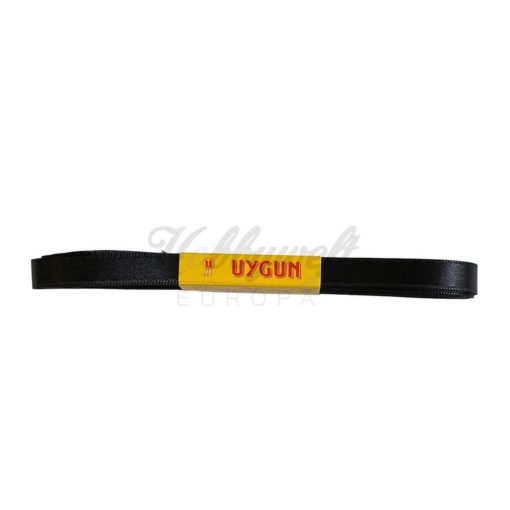 Satinband Schwarz 1 cm