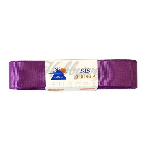 Satinband geriffelt Lila 3 cm