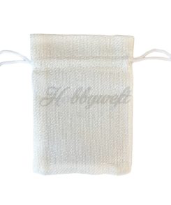 Jute Beutel Weiss