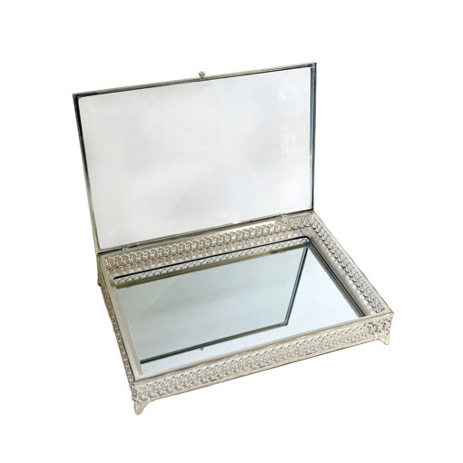 Edel Glasbox Silber XXXL