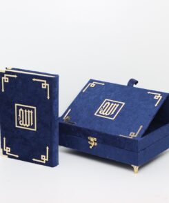 Luxus Koran Geschenkset Dunkelblau