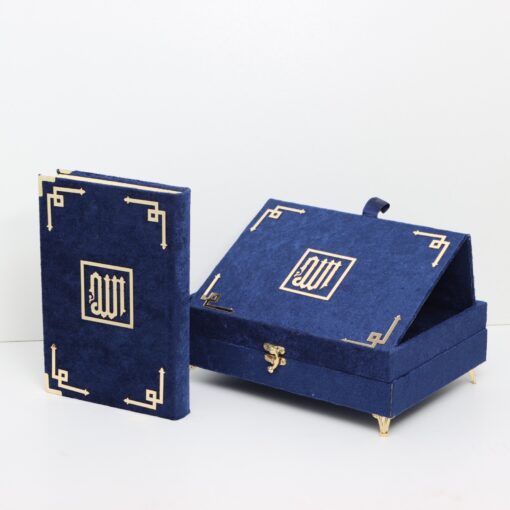 Luxus Koran Geschenkset Dunkelblau