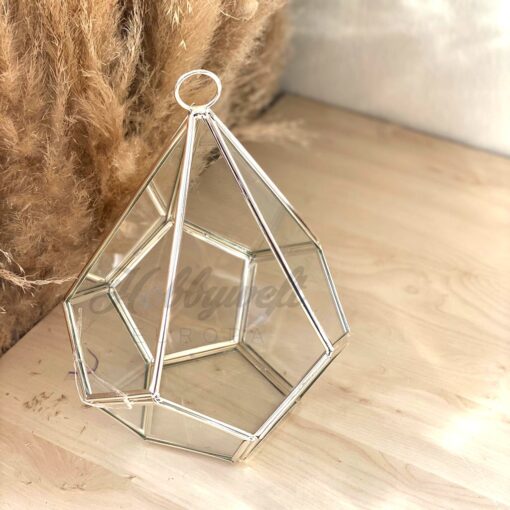 Pyramidenbox Silber mittel