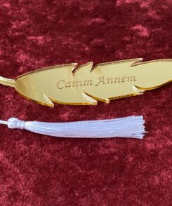 Lesezeichen Canim Annem Gold