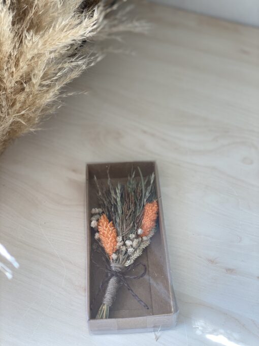 Trockenblumenstrauß Orange(Gastgescnke)
