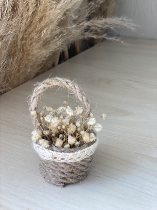 Schleierkrautkörbchen natur 1 stk
