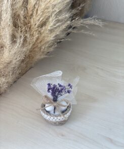 Mandelkörbchen Lila 1 stk