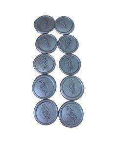 Siegel Stempel Zweig Silber 10 stk