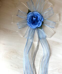 Blumendeko Blau
