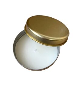 Kerze in der Dose Gold