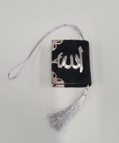 Mini Koran Schwarz-Silber 5×5,5 cm