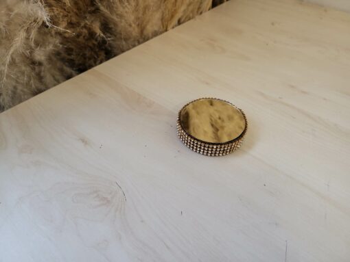 Ringhalter Rund Gold  Neu