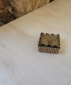 Ringhalter Viereckig Gold 1