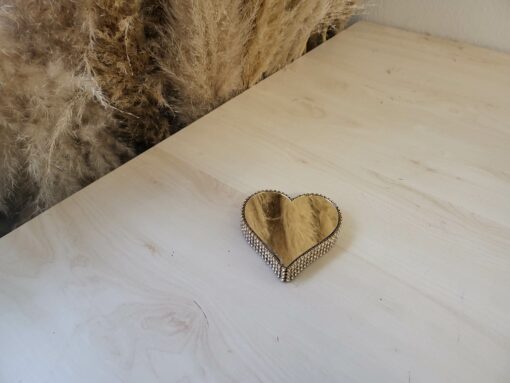 Ringhalter  Herz Gold