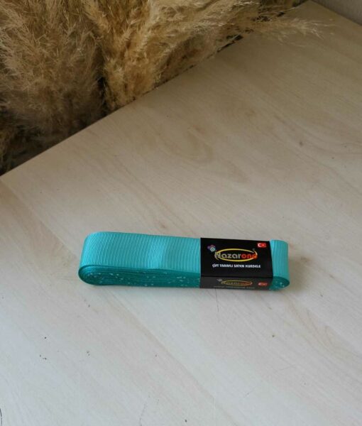 Satinband Geriffelt  Mintgrün 3cm