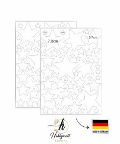 Alternative view of Wandtattoo Folie - Stern  Set Aufkleber