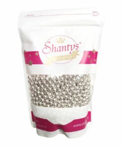 Schokoperle - 10 mm - SILBER glänzend - 1 Kg