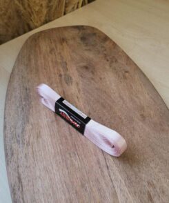 Satinband geriffelt Puder Rosa 1 cm