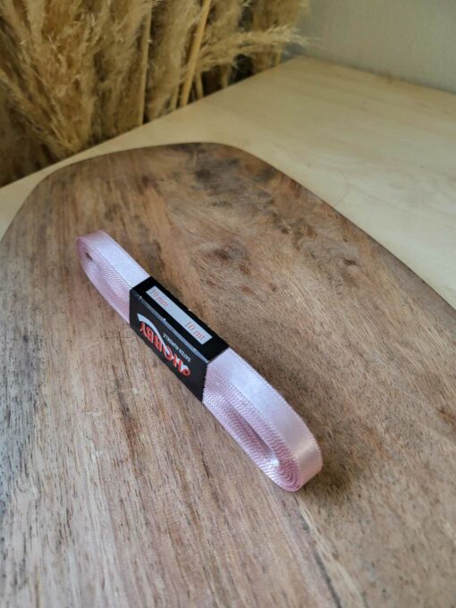 Satinband Puder Rosa  1 cm