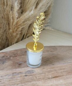 Deko Kerzen  Gold (Blatt)