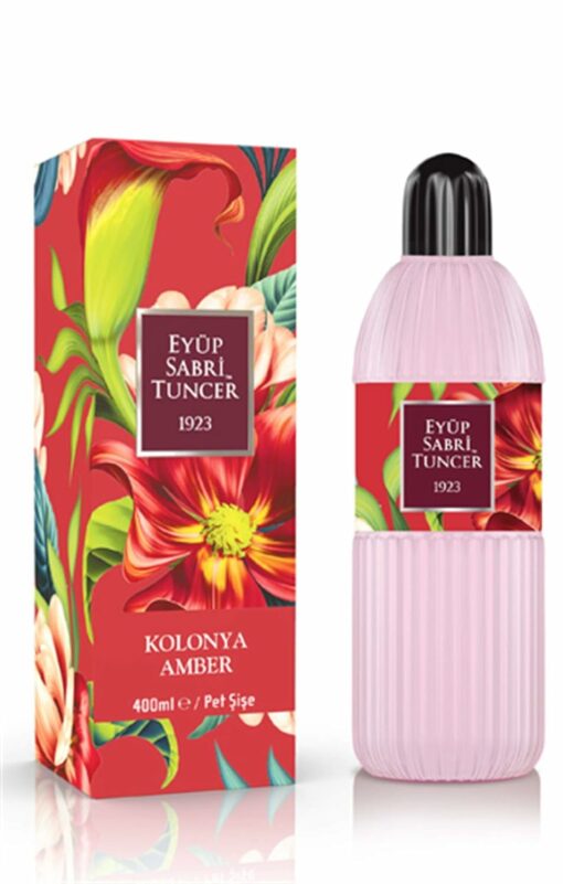 Eyüp Sabri Tuncer Eau de Cologne Amber 400ml Plastic Bottle I EDC I Duftwasser I Amber I PET-Flasche