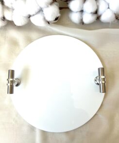 Verlobungstablett Elegance rund Silber 22cm