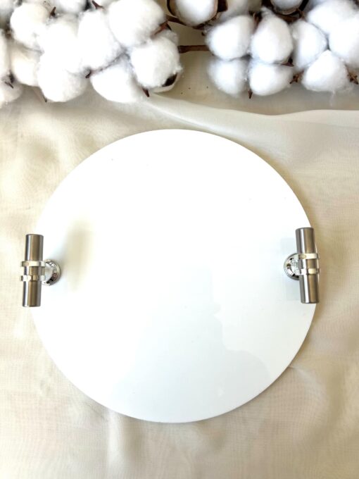 Verlobungstablett Elegance rund Gold 22cm