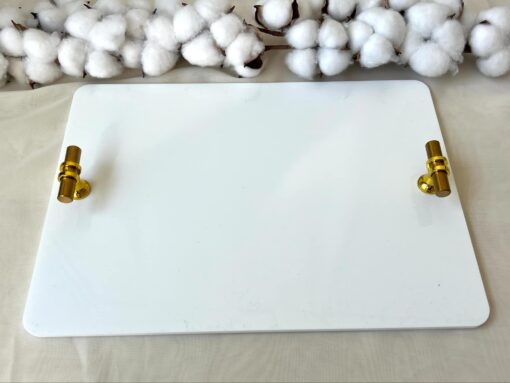 Verlobungstablett Elegance Gold 35 x 25 cm