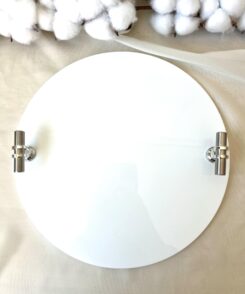 Verlobungstablett Elegance rund Silber 28cm