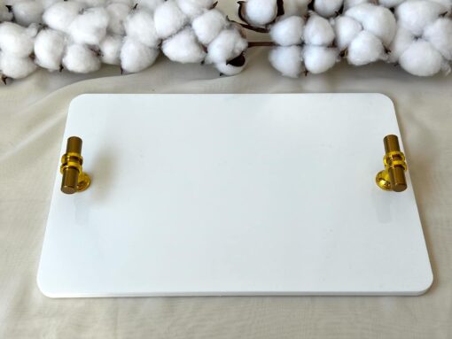 Verlobungstablett Elegance Gold 30 x 20 cm