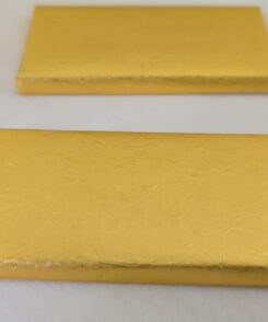 Goldene Premium-Schokolade (40 × 80 mm) – 5er Pack