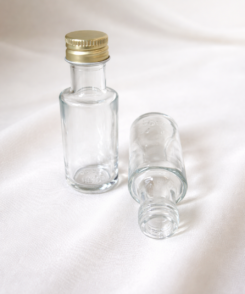 Mini-Glasflasche 20 ml – klar – PP18