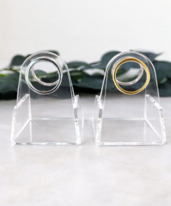 Acryl Gastgeschenkbox mit Ringgriff – 2er Set