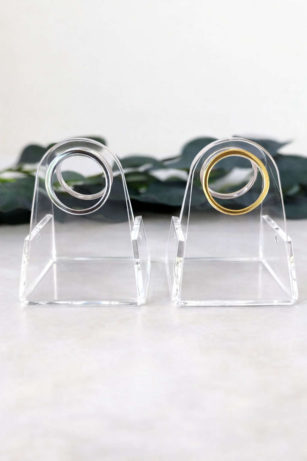 Acryl Gastgeschenkbox mit Ringgriff – 2er Set