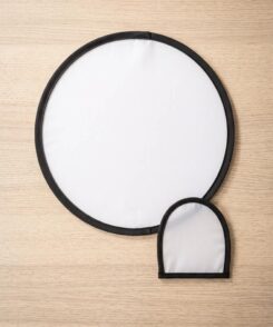 Personalisierbarer Handfächer Ø 25 cm | Weiß oder Schwarz – Bild 3