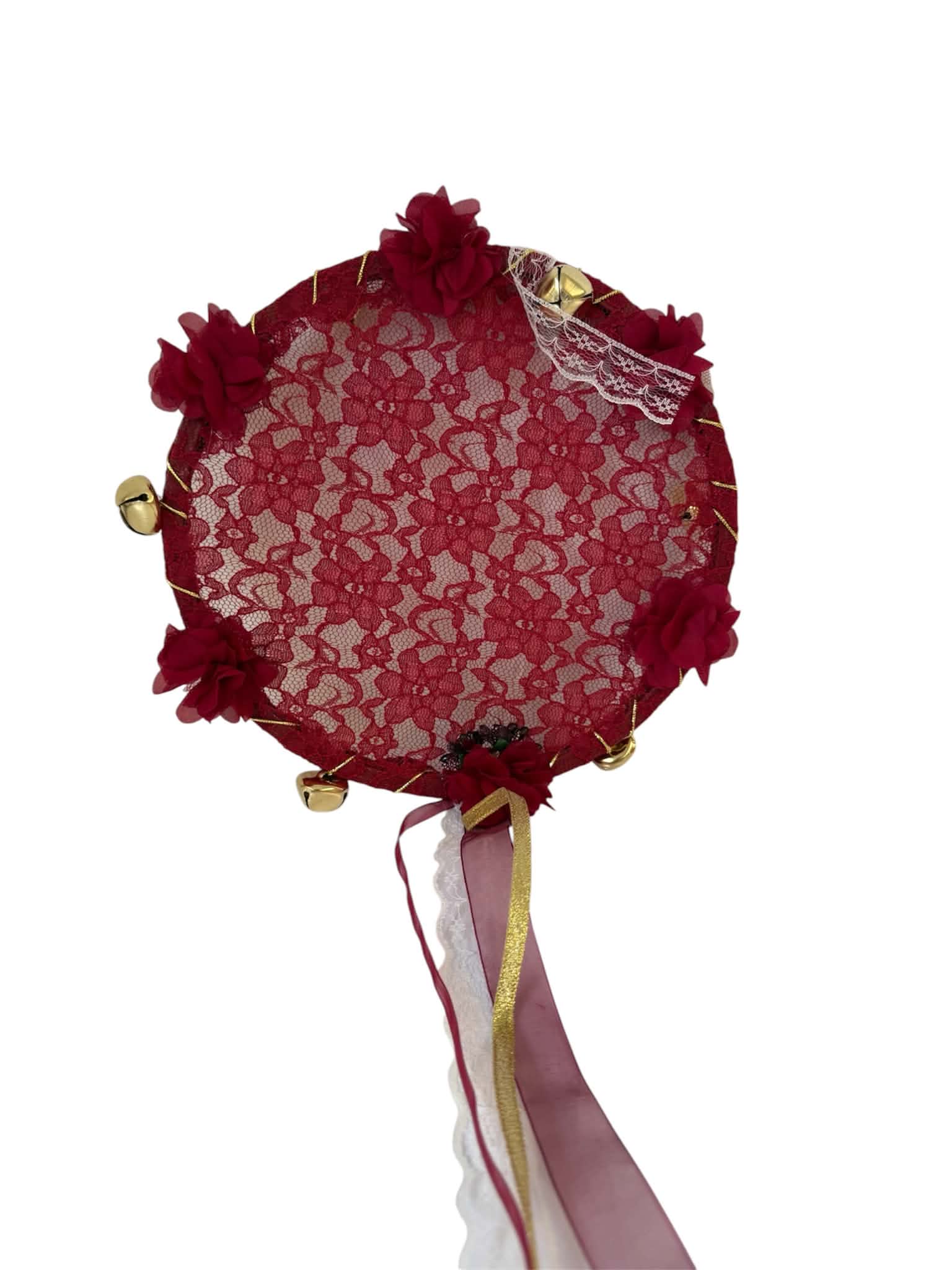 Kına Tefi – Henna-Tamburin mit Glöckchen & Blumen – Bild 2