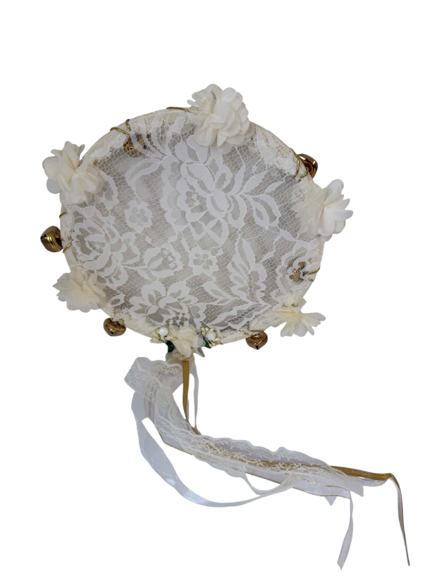 Kına Tefi – Henna-Tamburin mit Glöckchen & Blumen – Bild 3
