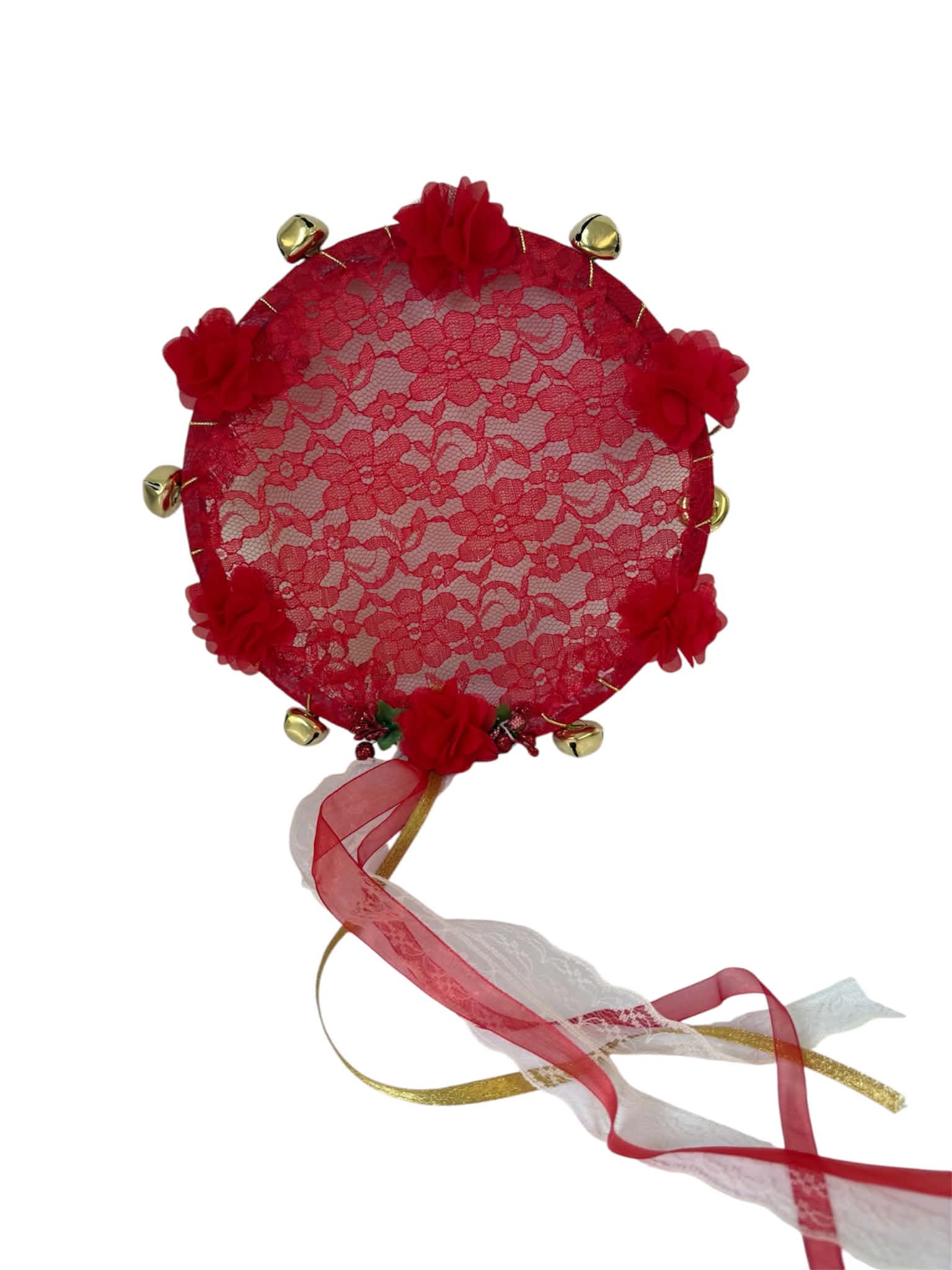 Kına Tefi – Henna-Tamburin mit Glöckchen & Blumen